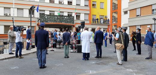 La città di Terni ringrazia gli operatori sanitari impegnati nella lotta contro il Covid
