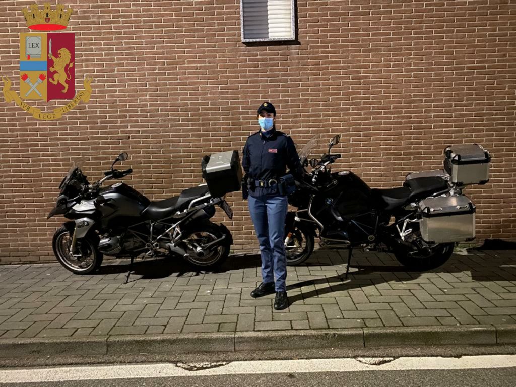 Milano: la Polizia di Stato ritrova 5 moto rubate di grossa cilindrata, le restituisce ai proprietari e arresta ladro