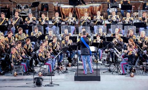 La banda musicale della Polizia di Stato in concerto presso la Villa Reale di Monza