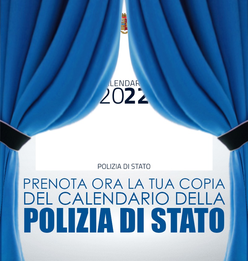 foto calendario Polizia di Stato