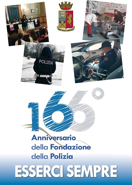 Il 166° Anniversario della Fondazione della Polizia: domani le celebrazioni