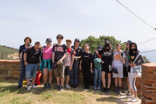 Questura di Livorno: Visita in Gorgona per un gruppo di studenti