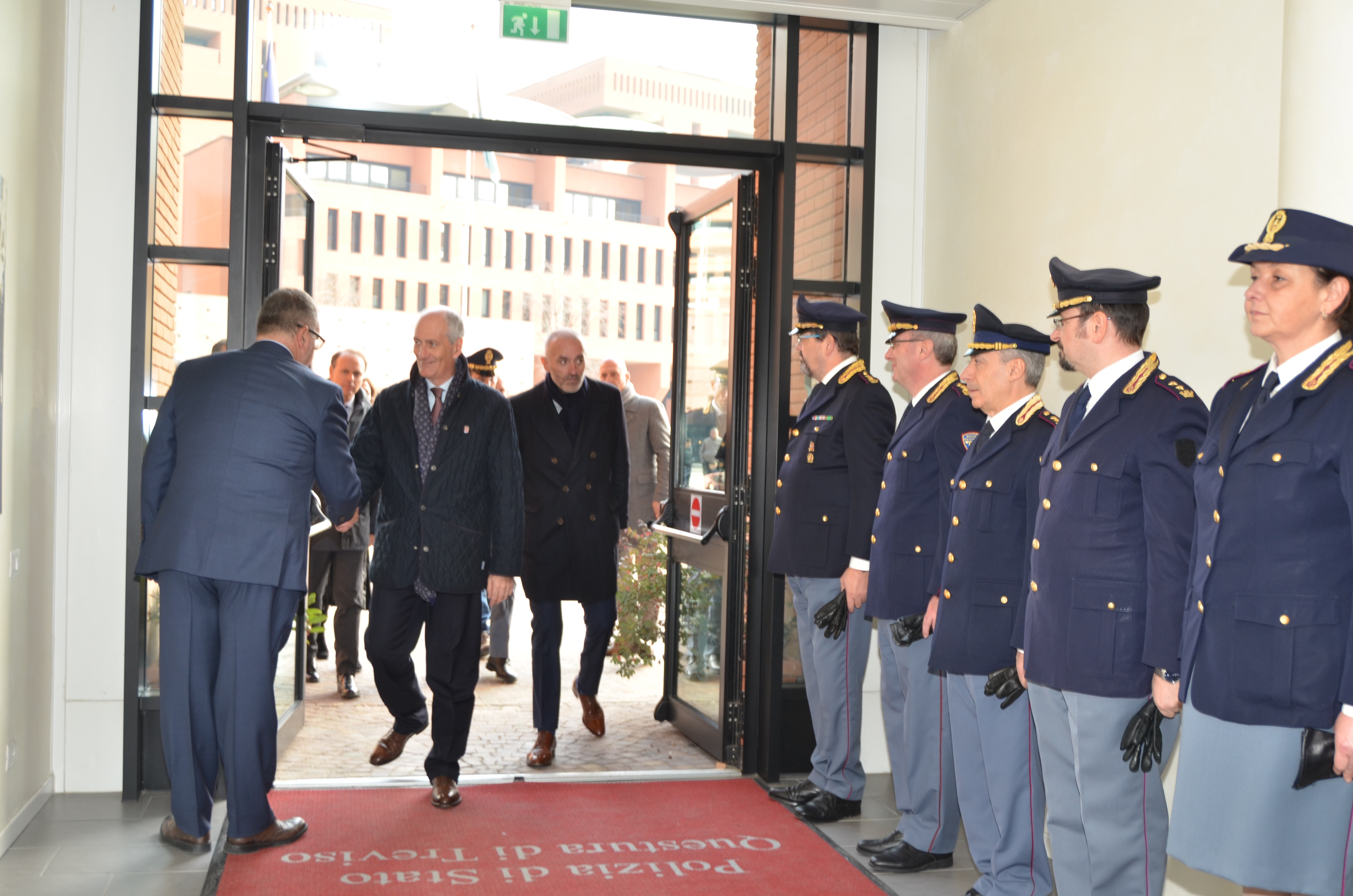 Il Capo della Polizia, Prefetto Franco Gabrielli, in visita alla Questura di Treviso