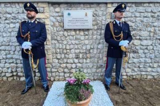 Polizia di Stato: Roveredo in Piano (PN),  sabato 8 ottobre 2022,  Cerimonia di intitolazione della “Passeggiata Paolo Cragnolino” .