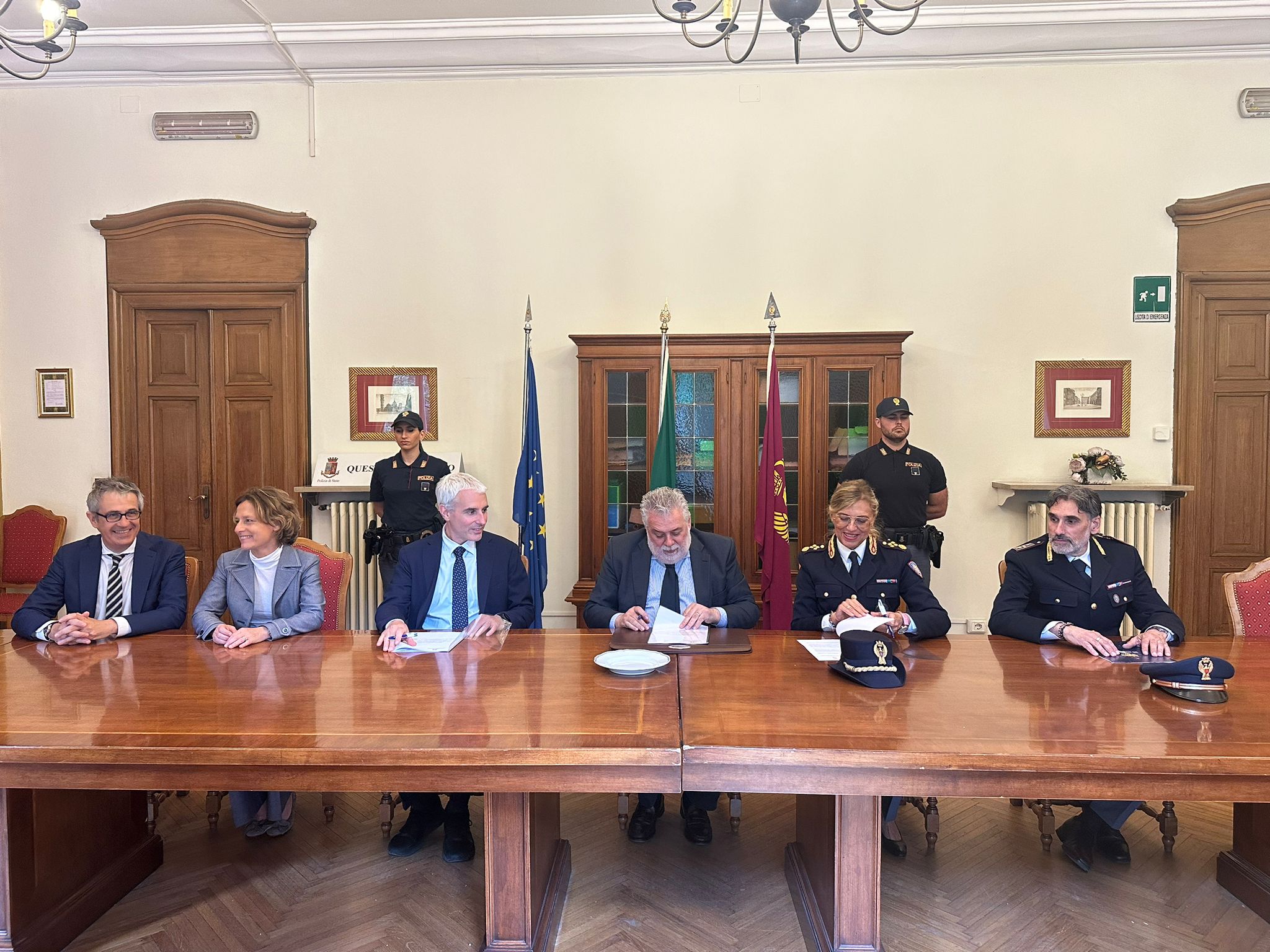 Torino: firma protocollo in questura fra Polizia Postale e Fondazione Compagnia di San Paolo