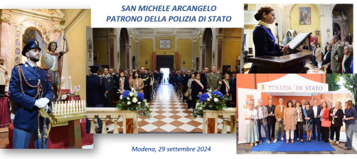 San Michele Arcangelo, Patrono della Polizia di Stato: Santa Messa e consegna delle Medaglie di Commiato.