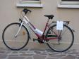 6) CITY BIKE DA DONNA DI COLORE ROSSO/BIANCO MARCA “NETBIKE” 