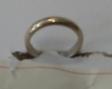 Anello fede nuziale in metallo color argento avente all'interno inciso 