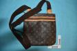 borsa tracolla in pelle di piccole dimensioni colore marrone marca “Louis Vuitton”